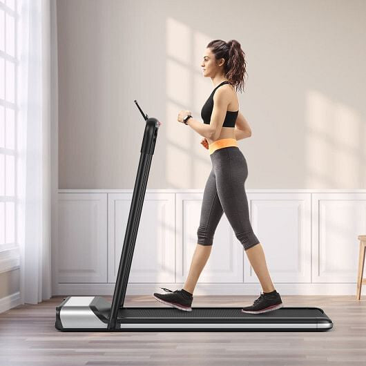 Ultra-thin Electric Folding Motorized Treadmill with LCD Monitor