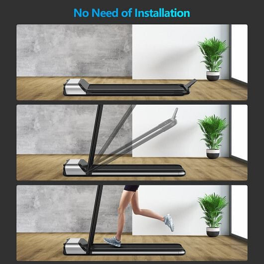 Ultra-thin Electric Folding Motorized Treadmill with LCD Monitor