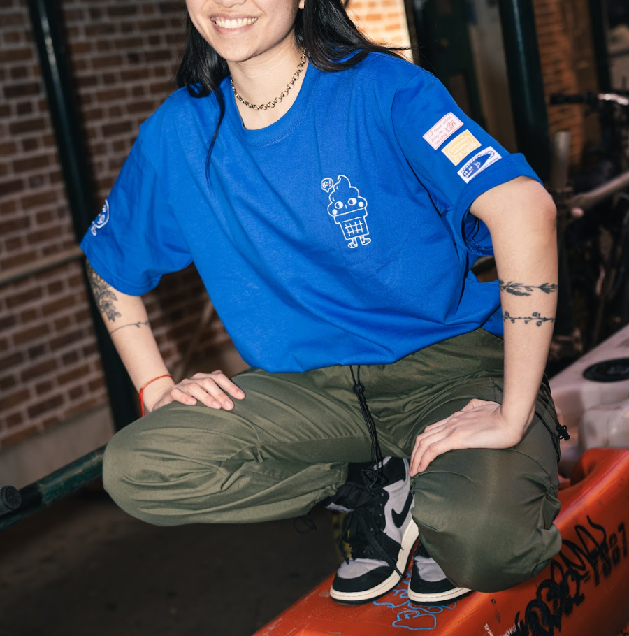 SOFUTO: Embroidered short sleeve t-shirt-0