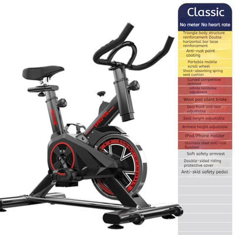 NNEOBA Silent Spinning Bike for Home Fitness - GilloServ