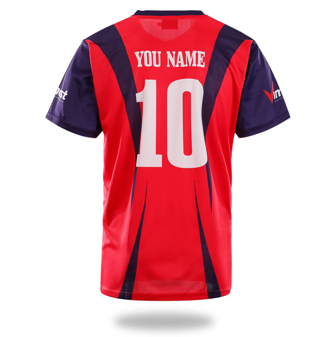 Simple Red Design Soccer Jersey - GilloServ