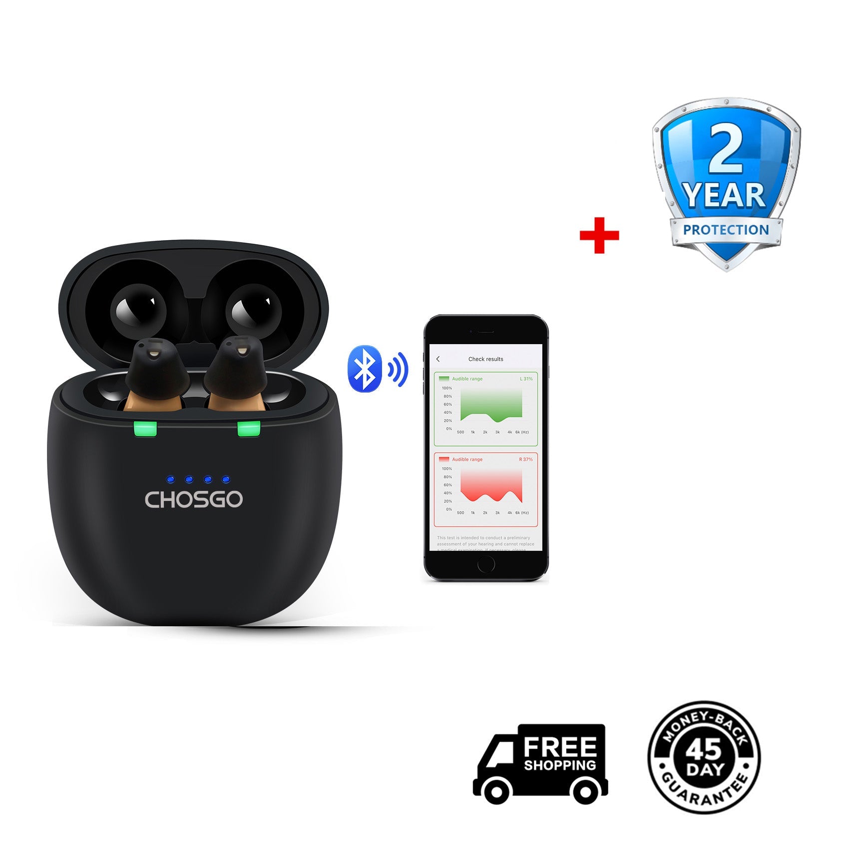 SmartU Bluetooth Hearing Aids - GilloServ