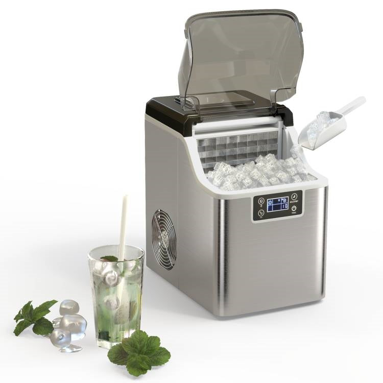 Countertop Home Electric Ice Machine with Scoop//Water Bottle Not Included