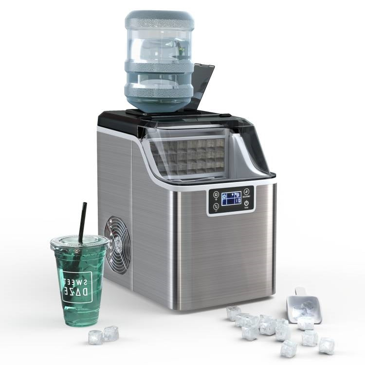 Countertop Home Electric Ice Machine with Scoop//Water Bottle Not Included