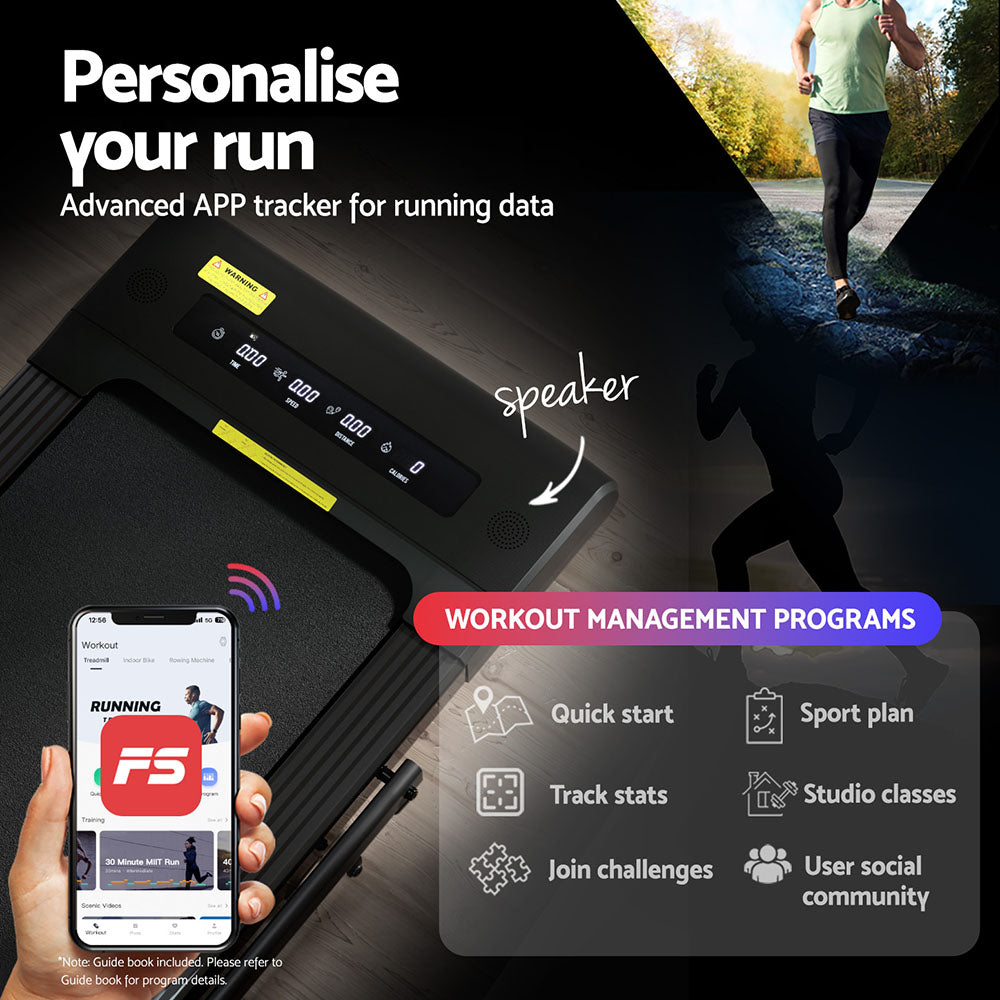 Treadmill Electric Walking Pad Under Desk Home Gym Fitness