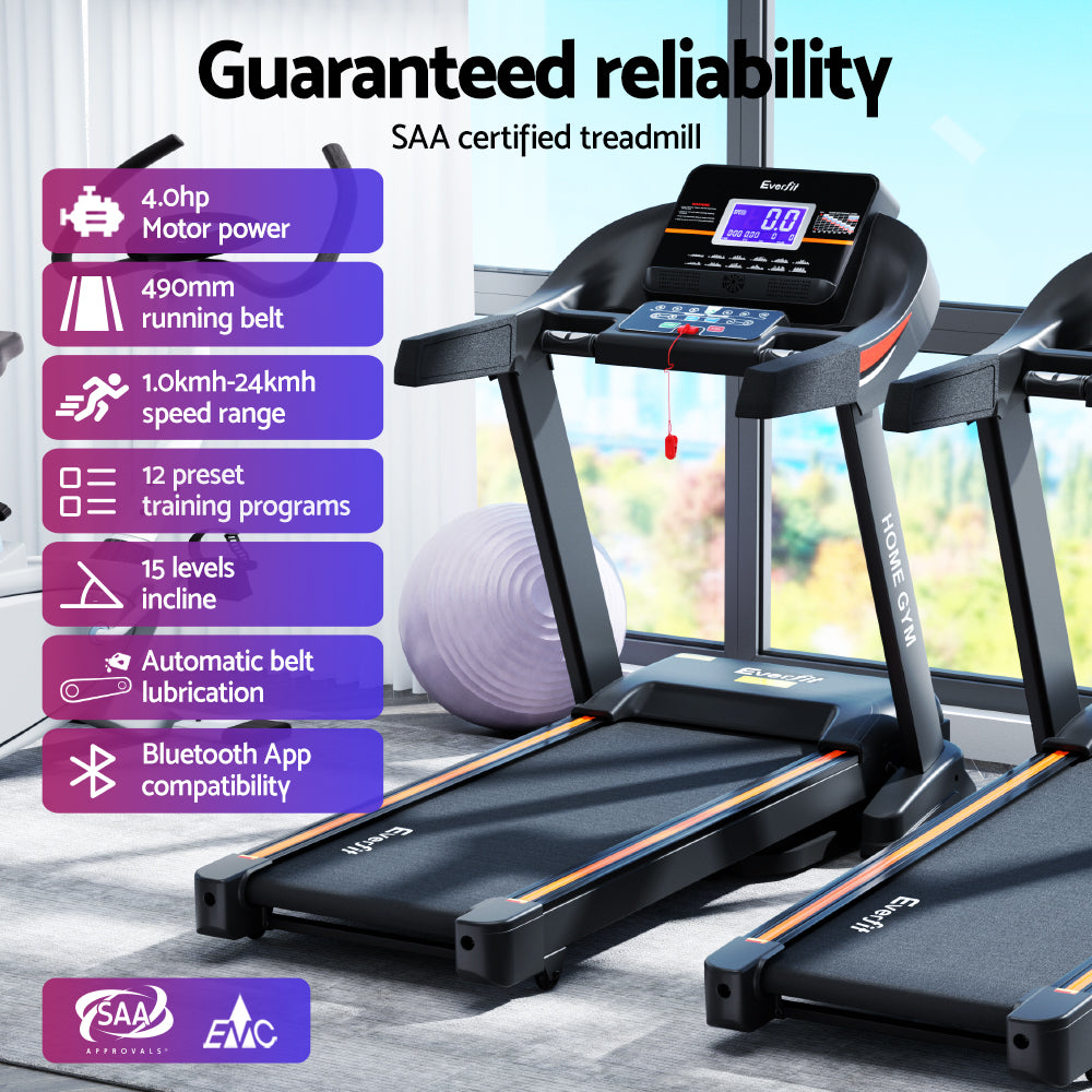 Treadmill Electric Auto Incline Home Gym Fitness Exercise