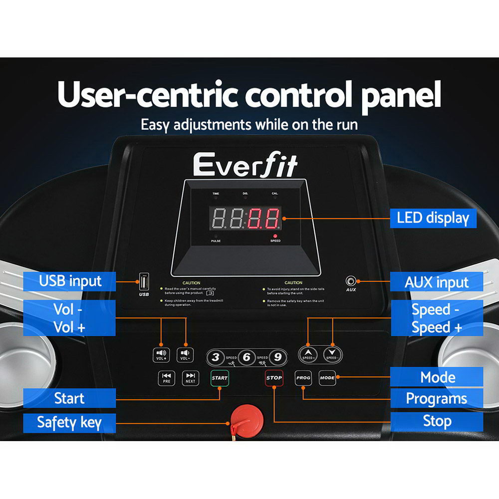 Electric Treadmill Incline Home Gym Exercise Machine