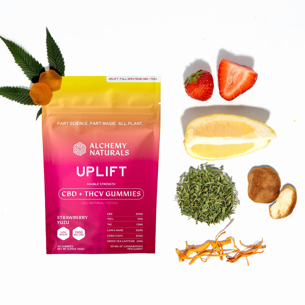 6-Pack: Naturals CBD Uplift Gummies for Mood and Workout - GilloServ