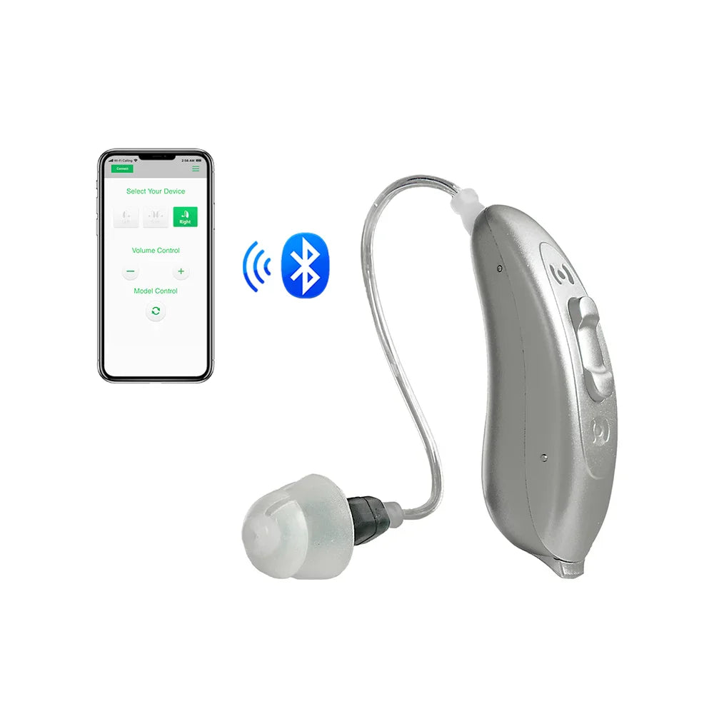 Mobile APP Control Bluetooth Hearing Aids - GilloServ