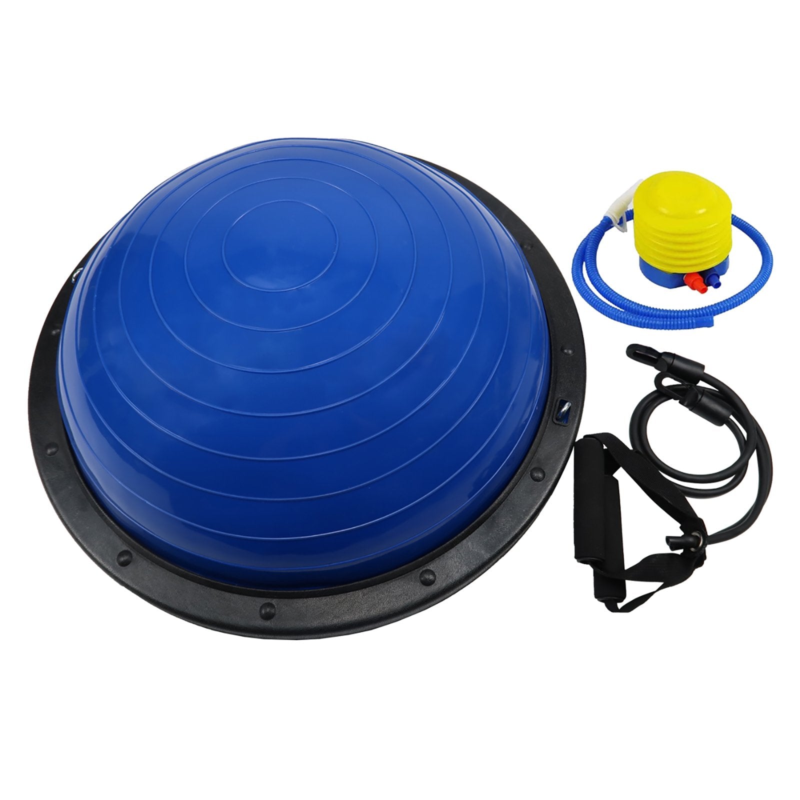 Fitness Yoga Ball Home Gym Workout Balance Trainer Blue - GilloServ