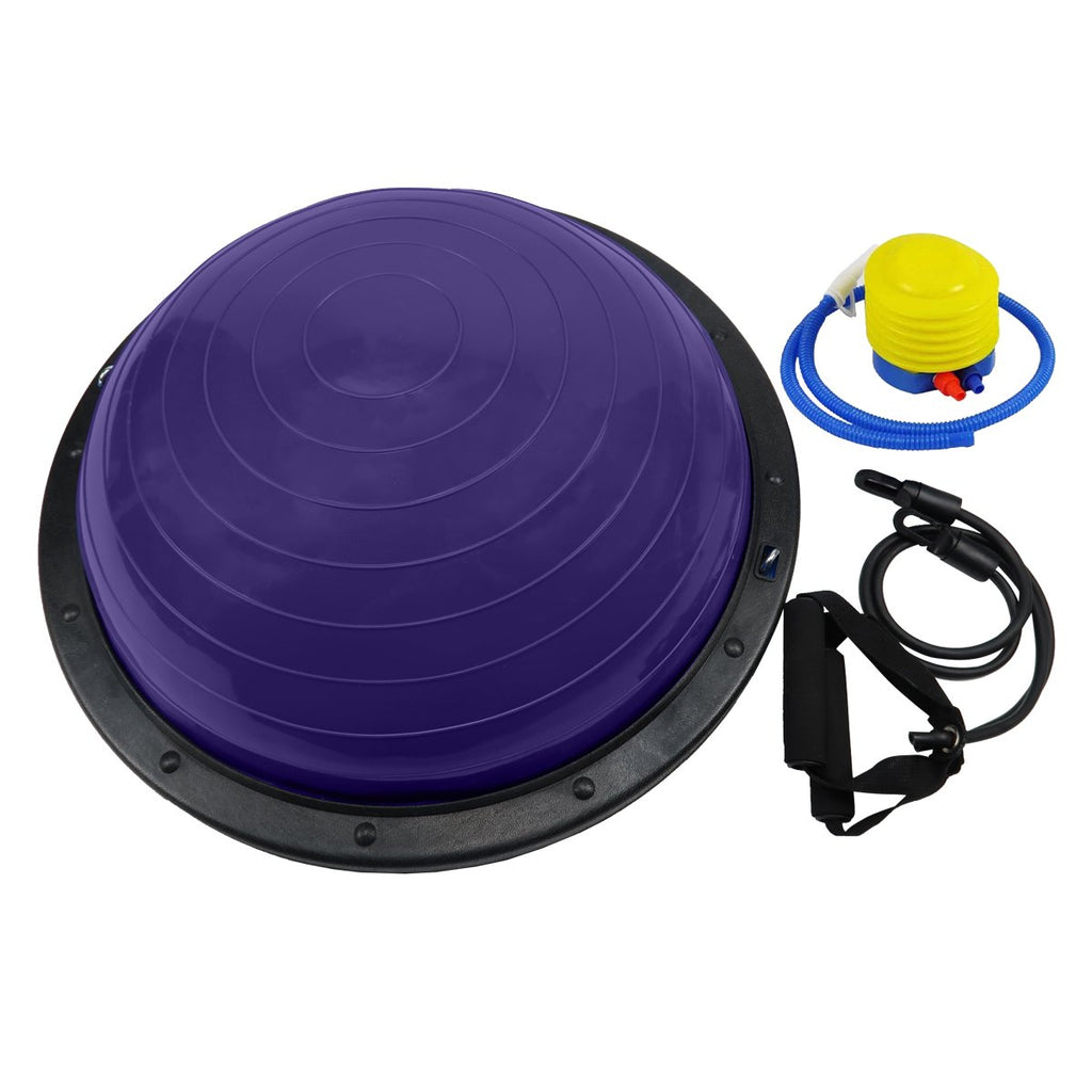 Fitness Yoga Ball Home Gym Workout Balance Trainer Purple - GilloServ