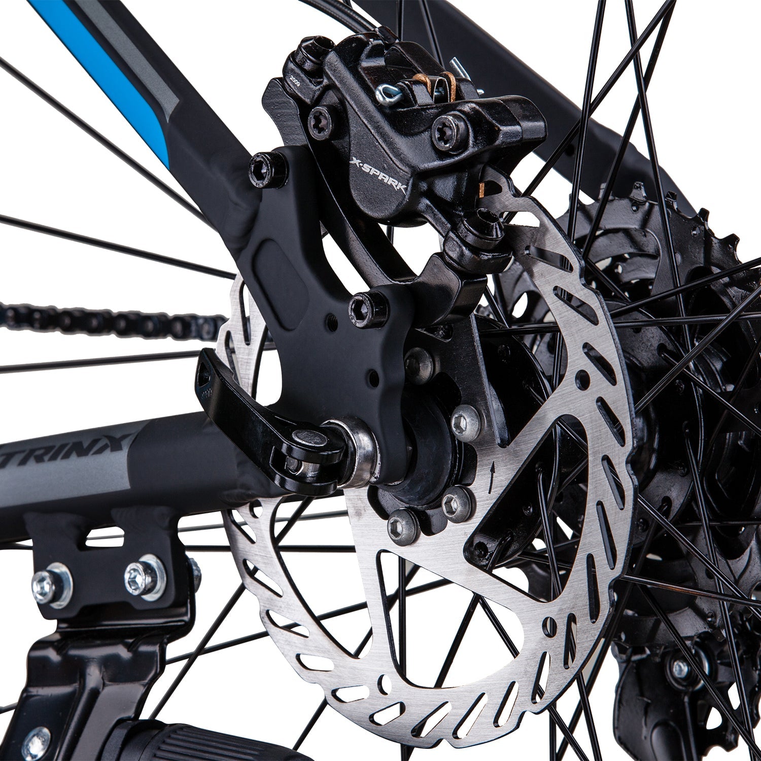 M600 Mountain Bike 24 Speed MTB Bicycle 21 Inches Frame Blue - GilloServ
