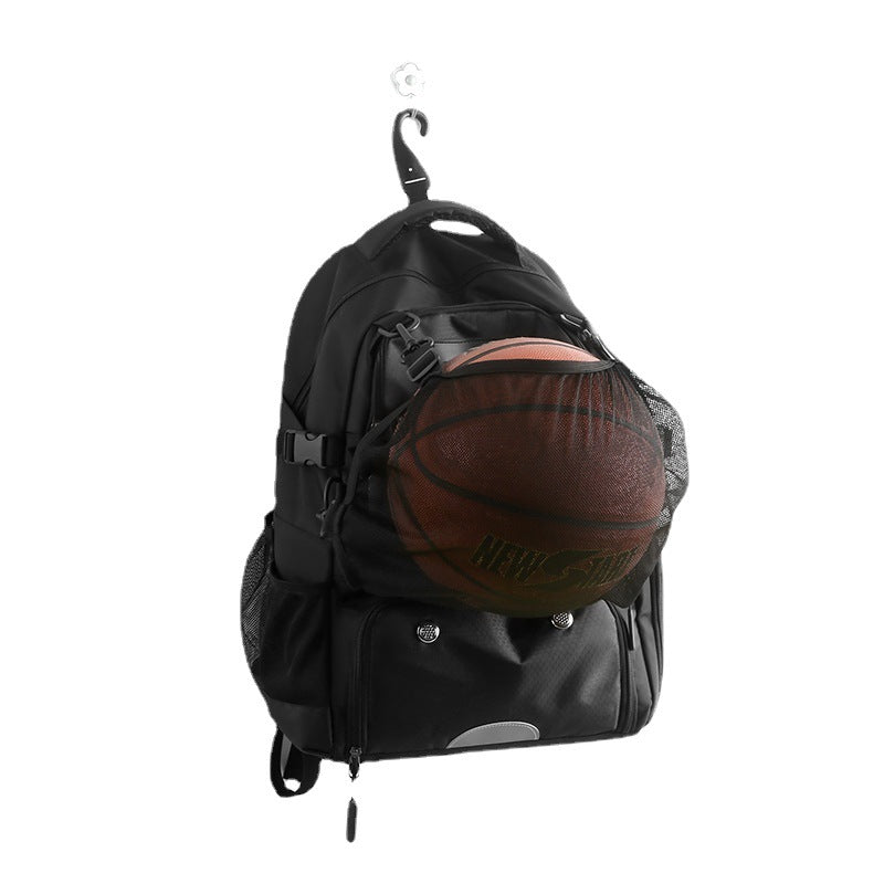 Blue And Black Large Capacity Sports Backpack, Waterproof - GilloServ