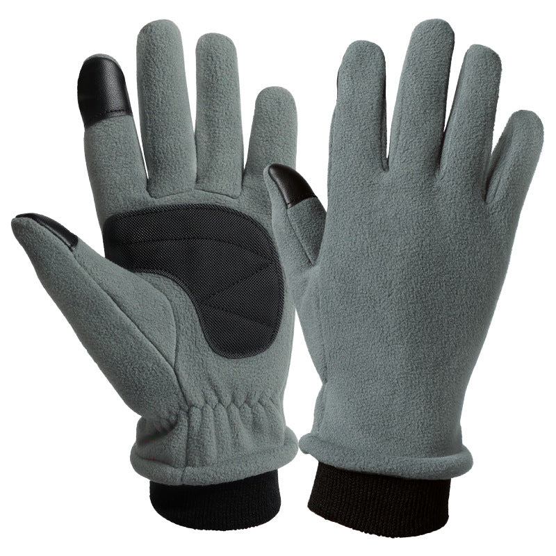 XS Grey Warm Windproof Touchscreen Gloves//Anti-Slip Grip for Winter Cycling & Outdoor Sports