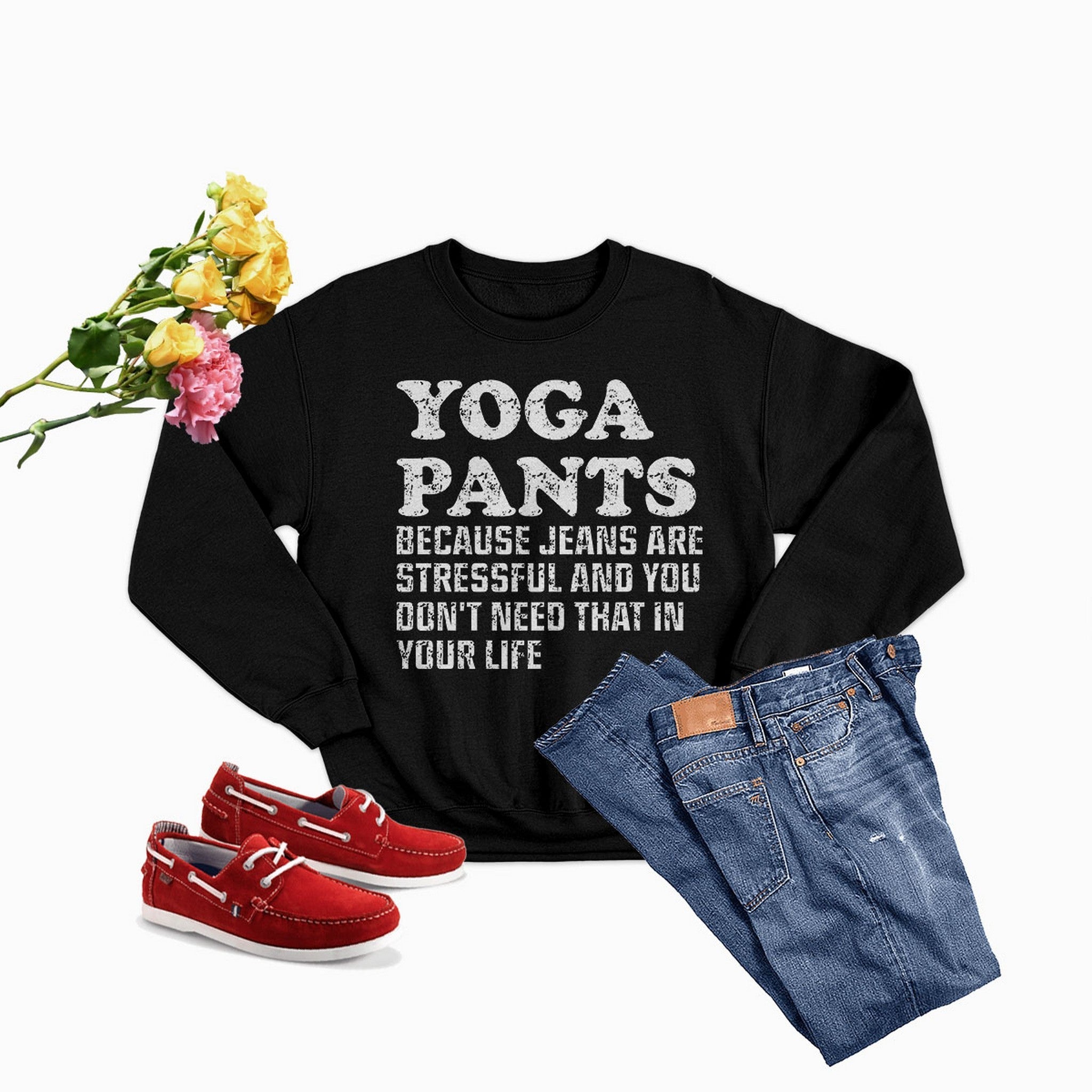 Yoga Pants Sweat Shirt