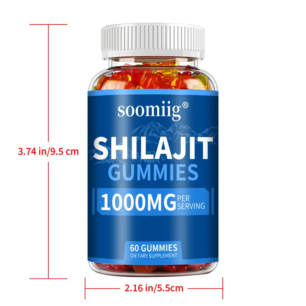 Shilajit Gummies - Stress Relief, Brain Health, Balanced Energy Levels - GilloServ