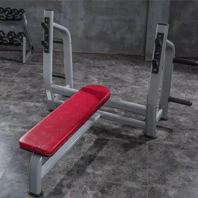 Commercial Gym Flat //Bench Press Training Fitness// Gym Power Rack Weight Lifting - GilloServ