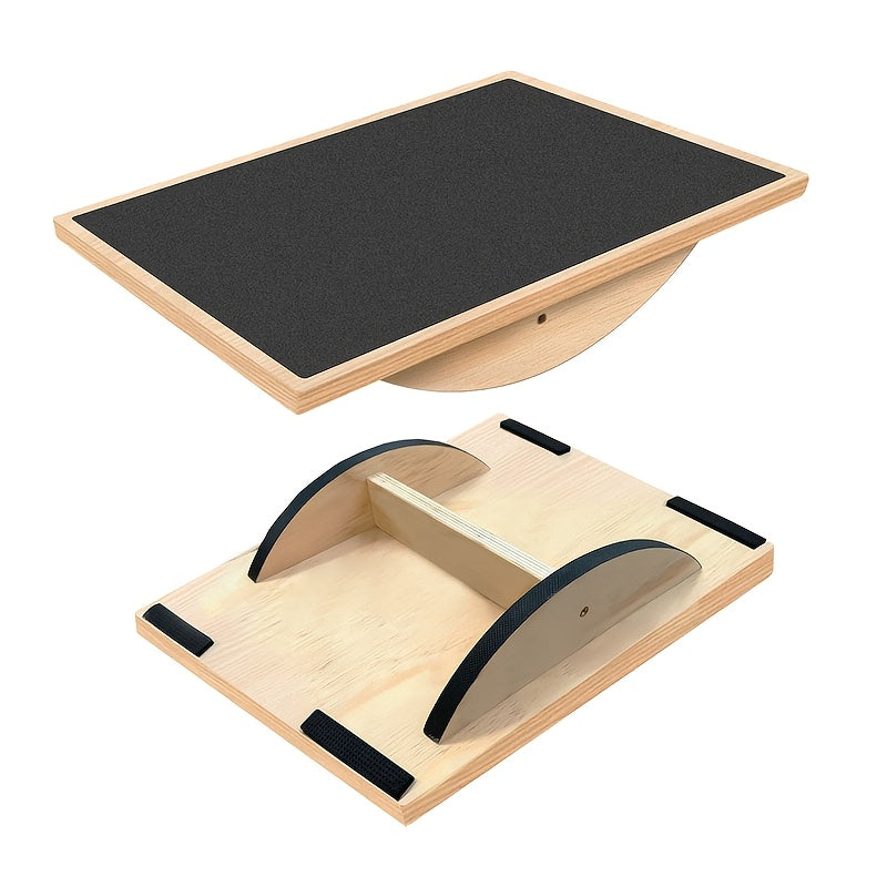 Wooden Balance Fitness Board for Adults - GilloServ