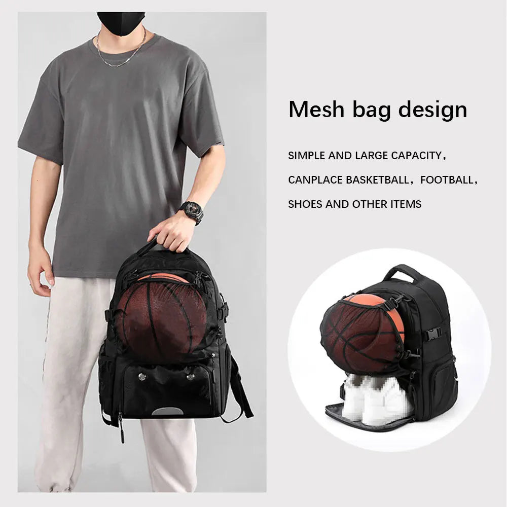 Sports Backpack Football Bag Boys Basketball/ Soccer Ball Bag Large - GilloServ