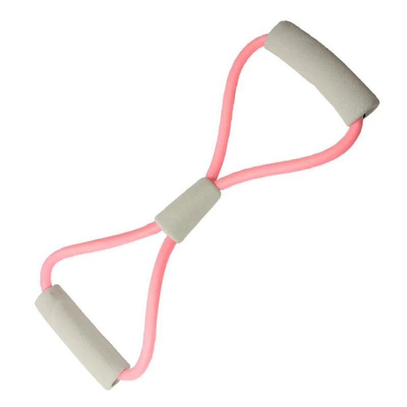 2pcs Fitness Resistance Bands Yoga Puller 8 Word Tension Back