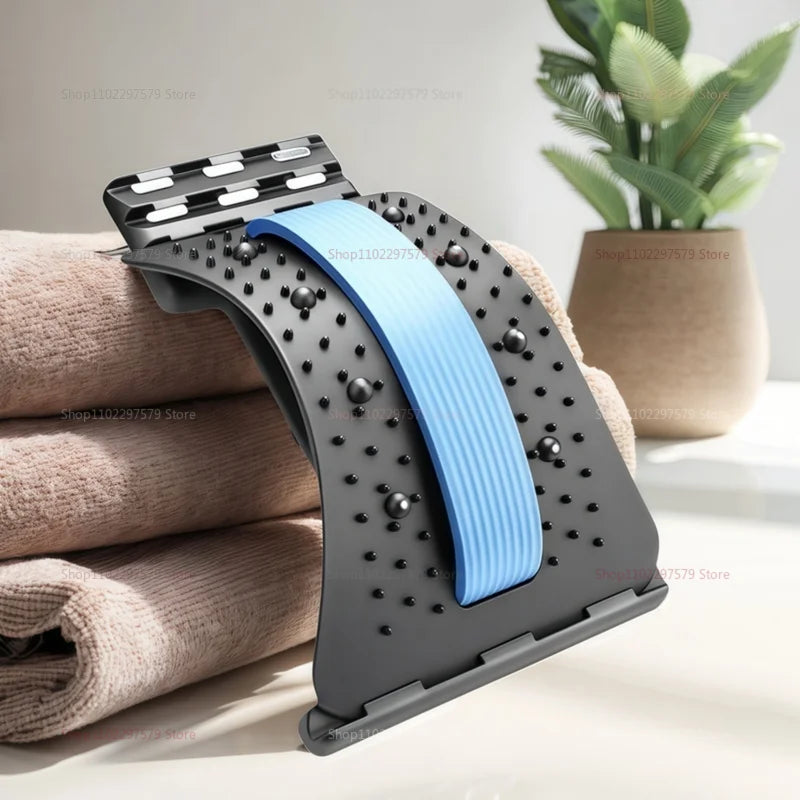 Lumbar Soothing Device Fitness Lumbar Massager Support Relaxation Tool Stretcher for Spine Pain Relief Massageador Equipment - GilloServ
