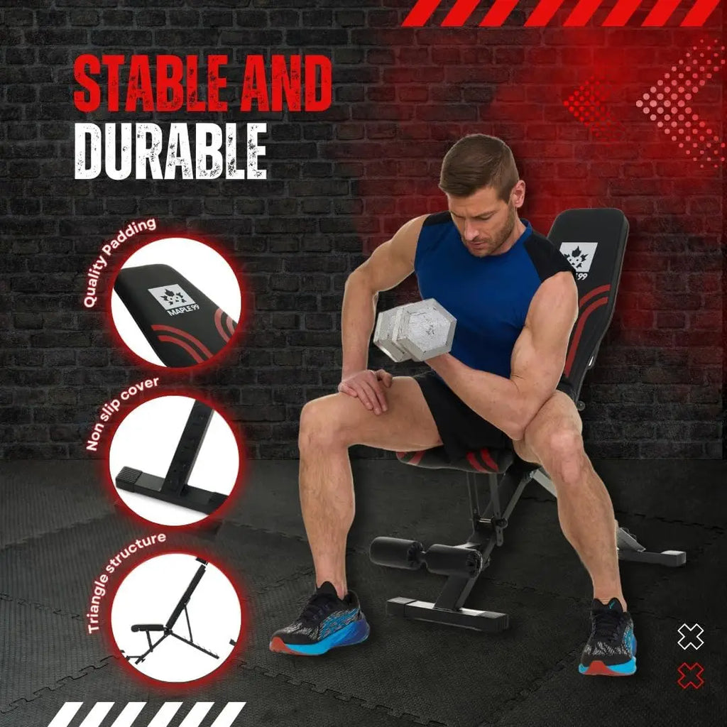 Adjustable Weight Bench Professional Grade Fitness Equipment - GilloServ