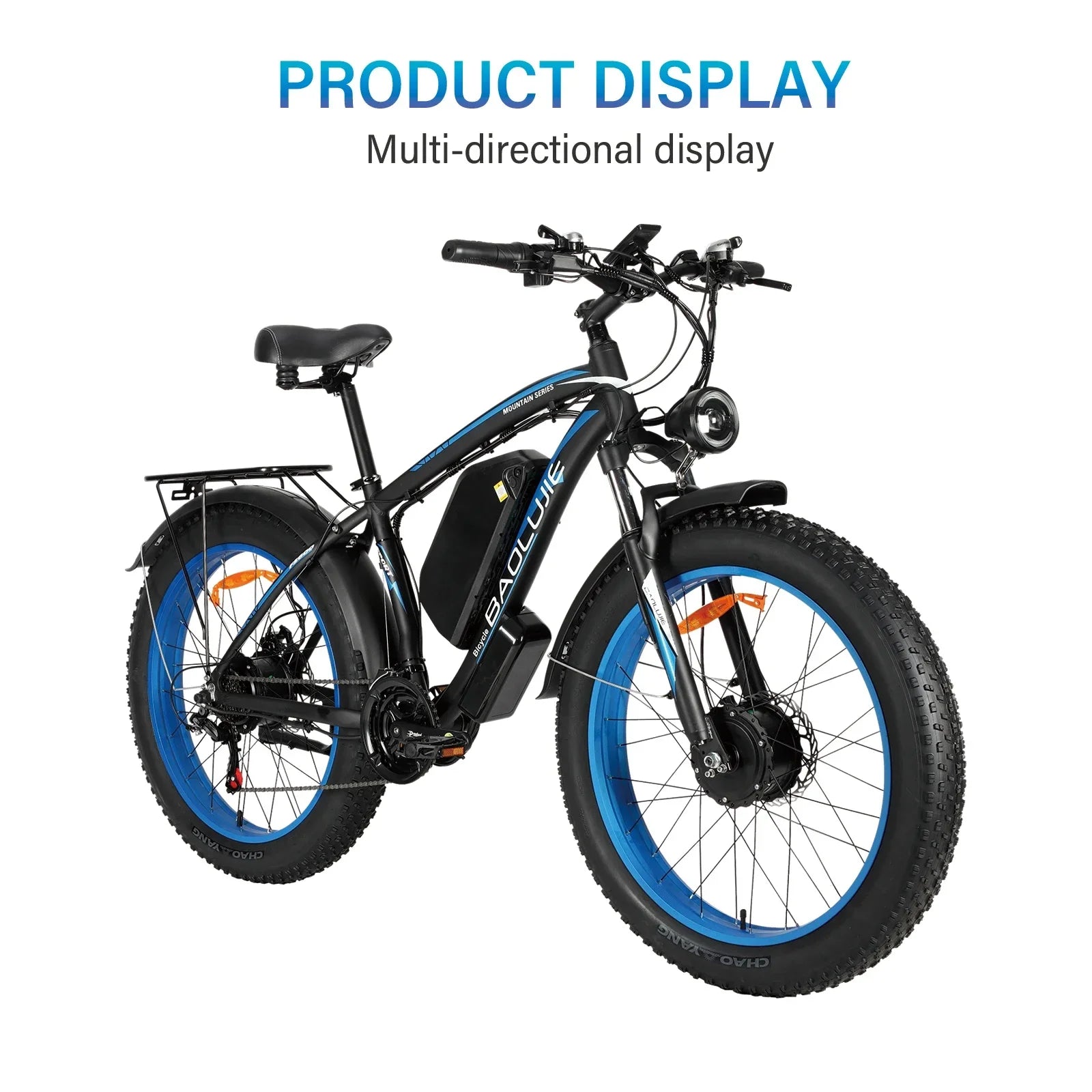 High Performance NEW DP-2602 Electric Bicycle 3000W Motor 48V 23Ah Battery City Commuter Electric Bike 26inch Rough Terrain E-Bike - GilloServ