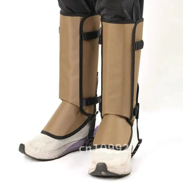 Outdoor Snake Gaiters Leg Guards// Waterproof//Snow Boot// Gaiters// Camping Foot Cover - GilloServ