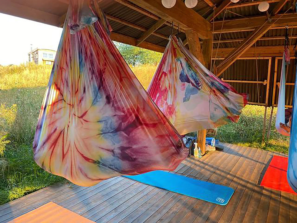 6 Meter Aerial Yoga Hammock Fabric: Colorful Premium Aerial Silks Fabric - GilloServ