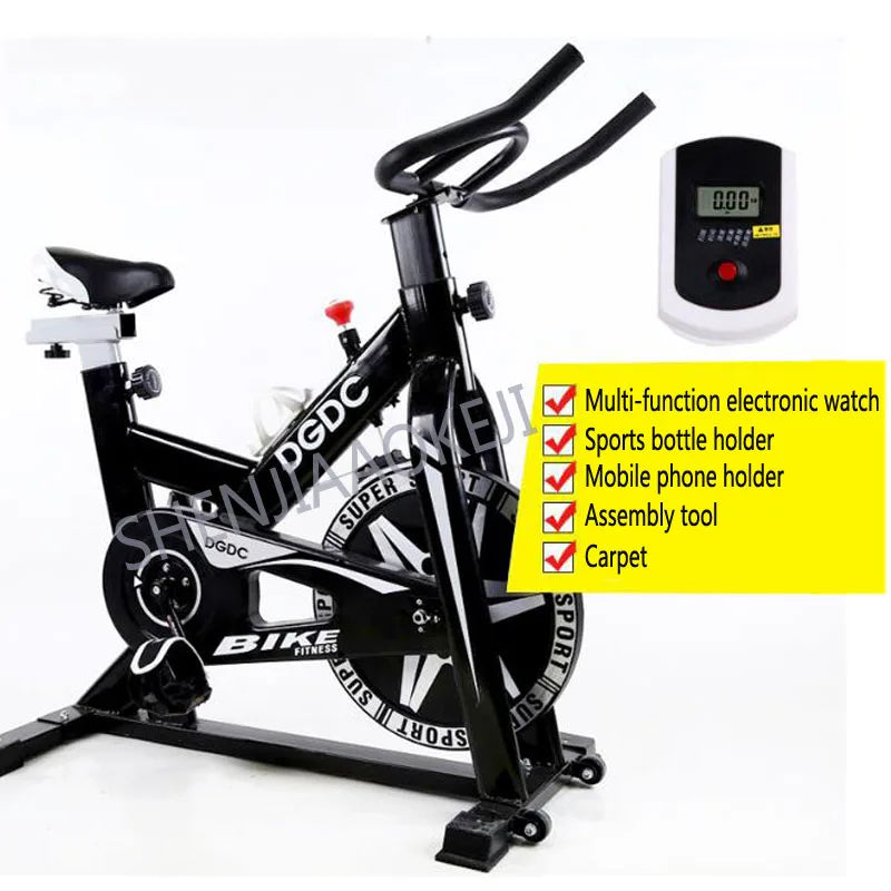 Home Spinning Bike Ultra-quiet Exercise Indoor Exercise Bike Bicycle Fitness Equipment Screw Shift Adjustment Spinning Bike 1PC - GilloServ