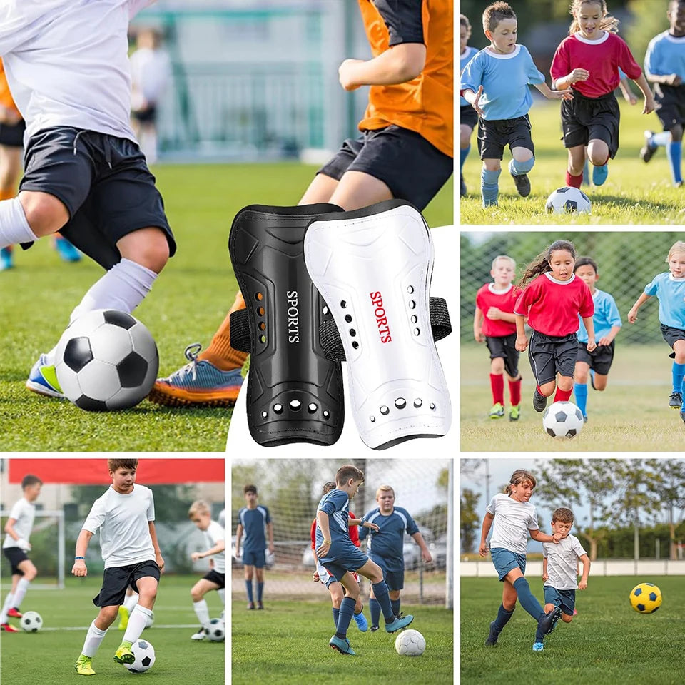 1Pair Soccer Shin Guards Socks Set Football Over Knee Length Socks - GilloServ