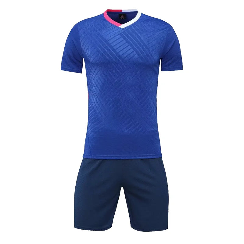 Blank Soccer Jersey Suit for Men/Kids