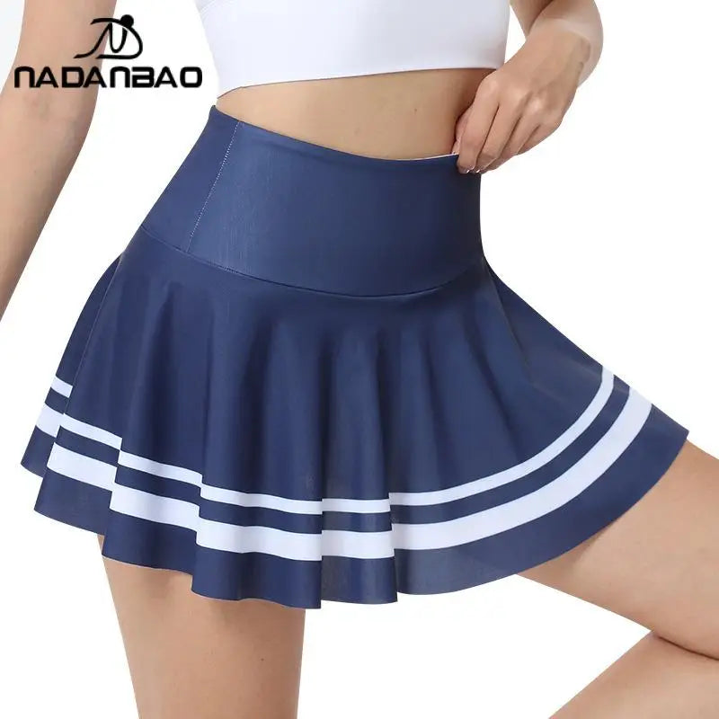 Floral Print Shorts Skirt Fashion High Waist Pleated Women sports - GilloServ