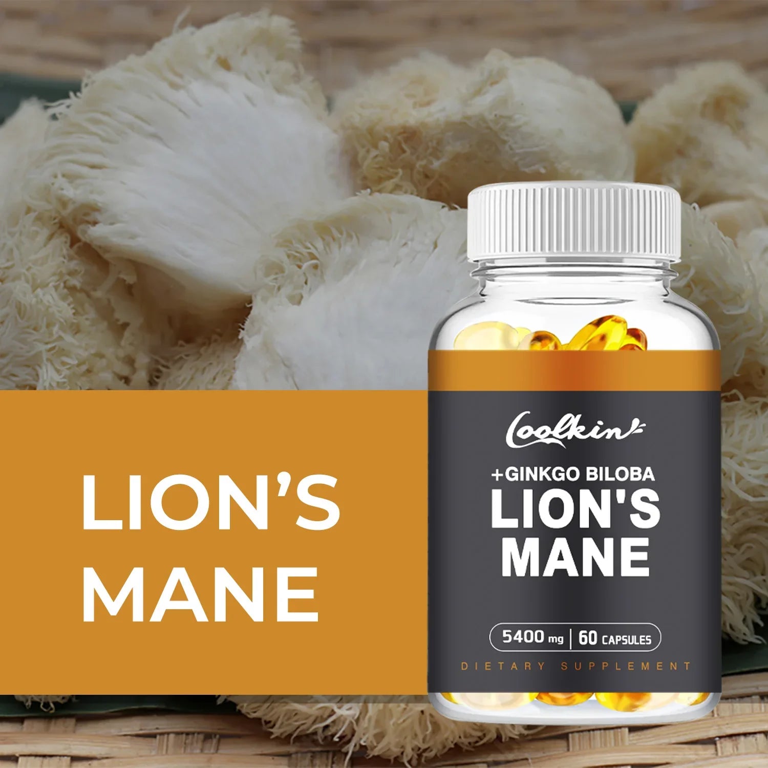 Mane Mushroom Enhance Brain Function, Improve Memory & Cognition, Improve Mood - GilloServ