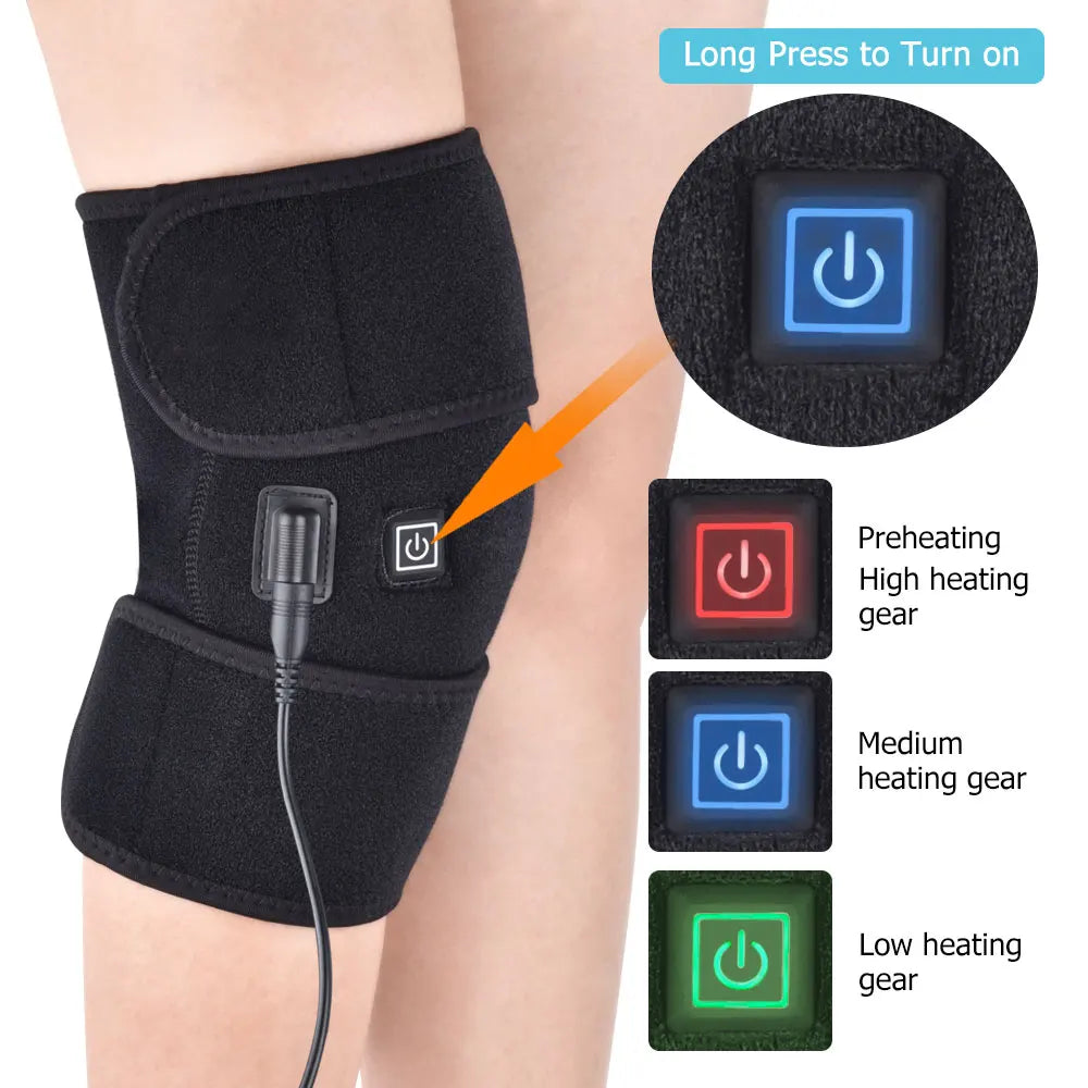 Electric Heated Pads Arthritis Heating Knee Pad//Cold Legs// Knee Pain Relief Health Care Dropshipping - GilloServ
