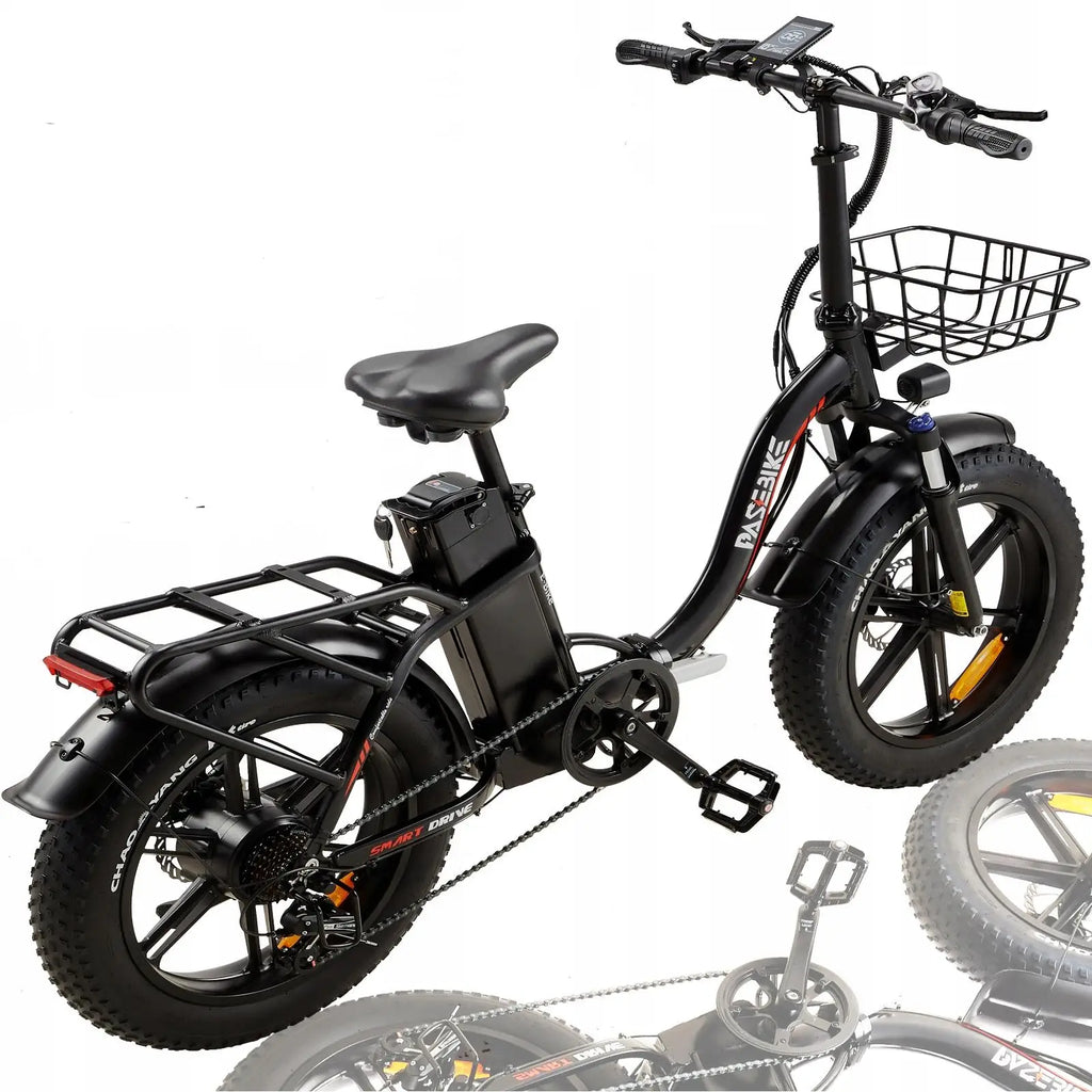NEW BEST 20 Inch Fat Tire Ebike 750W Motor Battery Electric// Full Suspension //48V Best Mountain E Bike - GilloServ