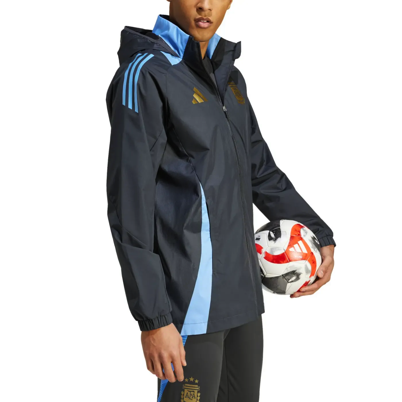 Argentina soccer training rain Jacket