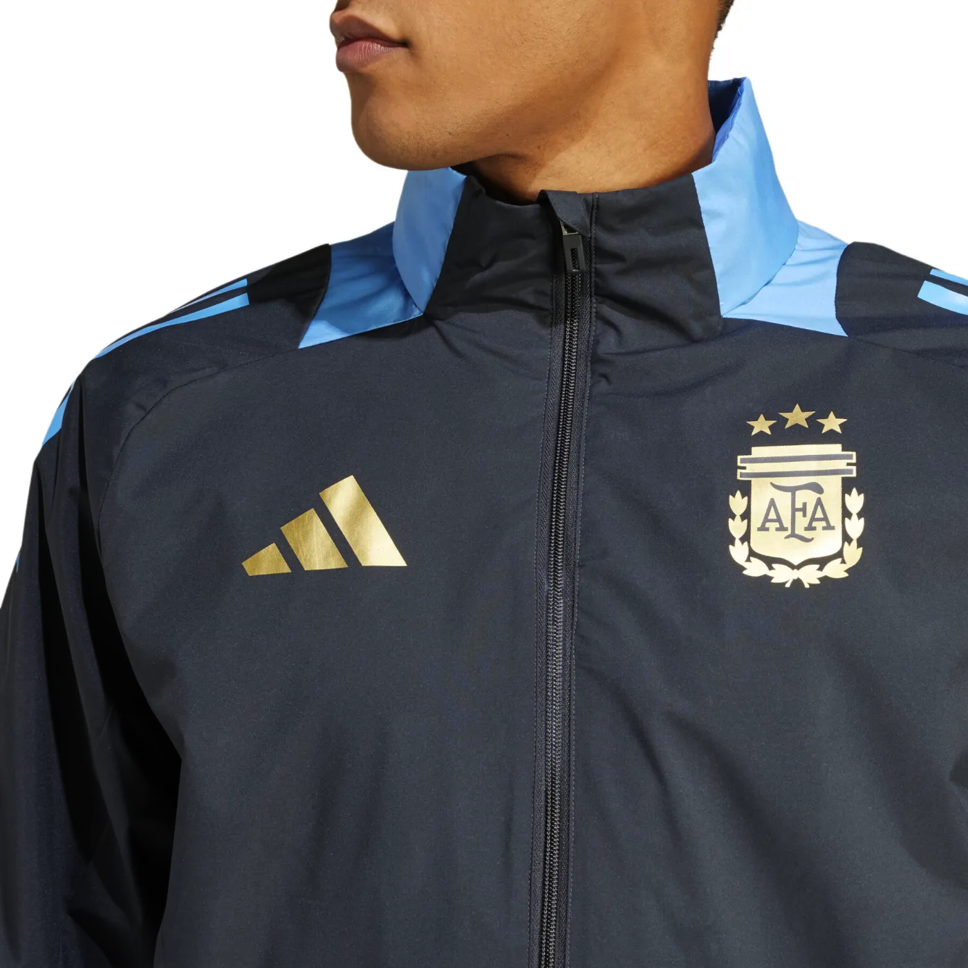 Argentina soccer training rain Jacket