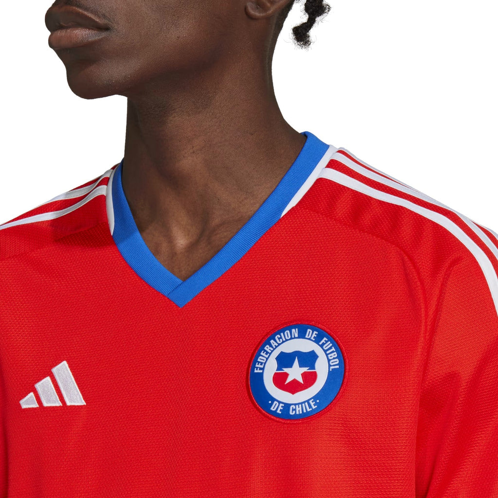 Chile national team Home soccer jersey 2022/23 - Adidas-4