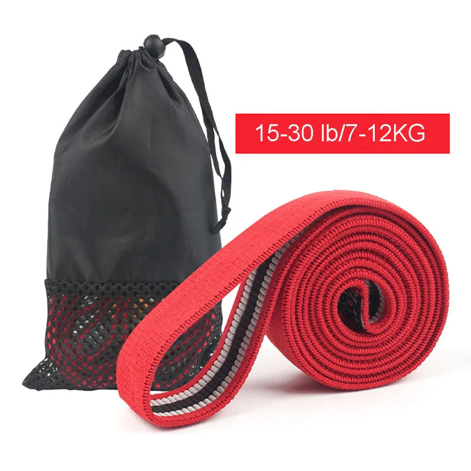 208 CM. Long Fabric Pull Up Assist Band Heavy Duty Exercise Stretch Yoga Bands - GilloServ