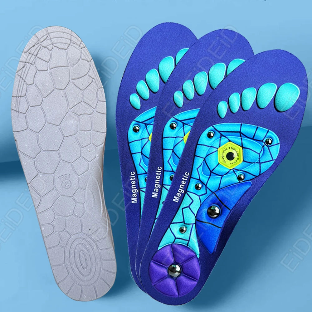 New Magnetic Therapy Sports Insoles for Massage Foot Weight Loss Slimming - GilloServ