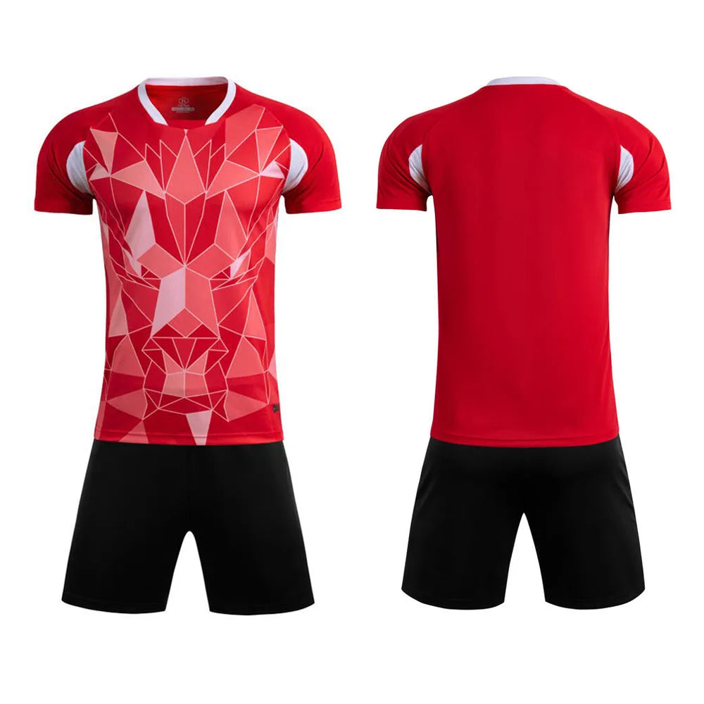 Adult Kids Football Jersey Men Soccer Uniform Kit Sports - GilloServ