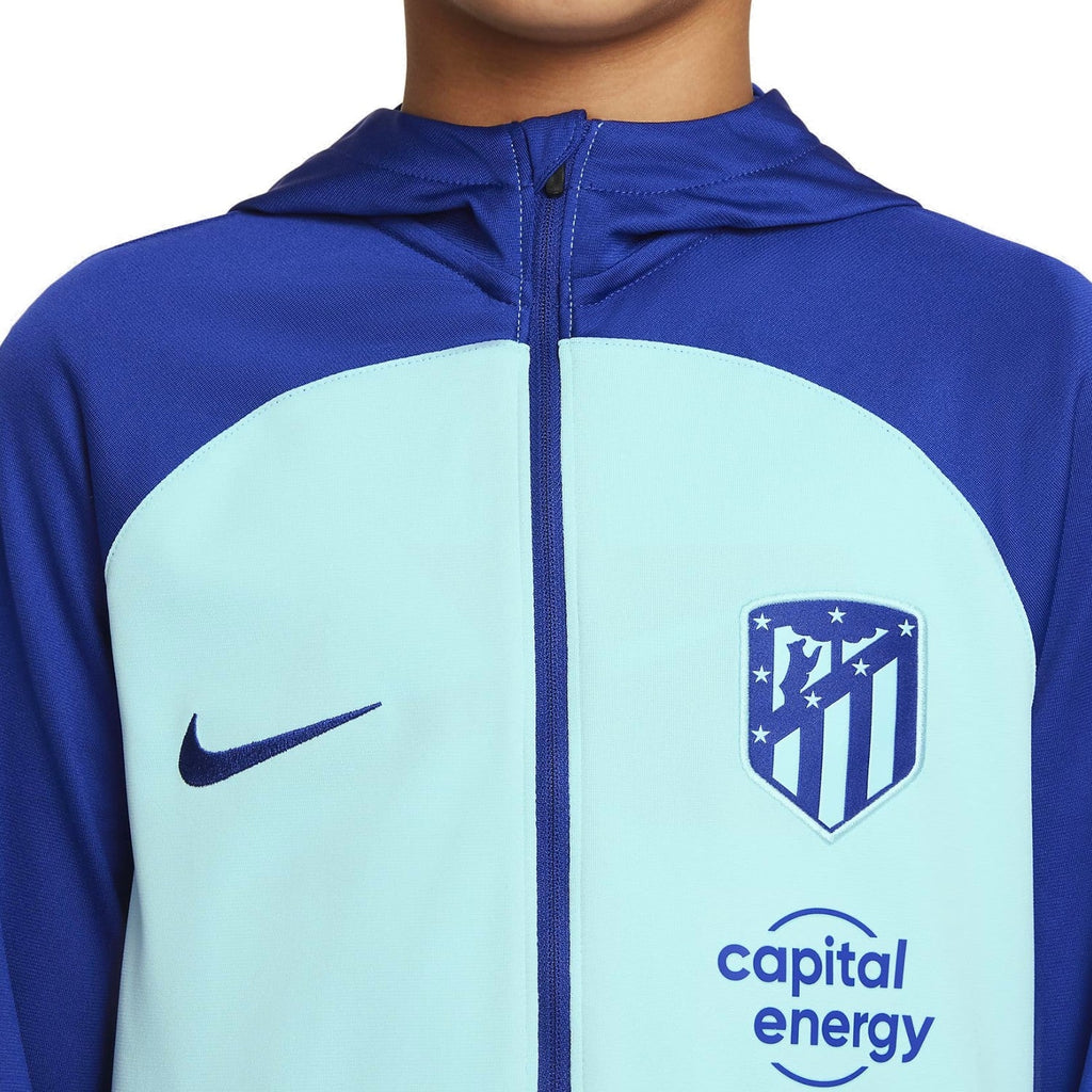 Kids - Atletico Madrid hooded presentation Soccer tracksuit