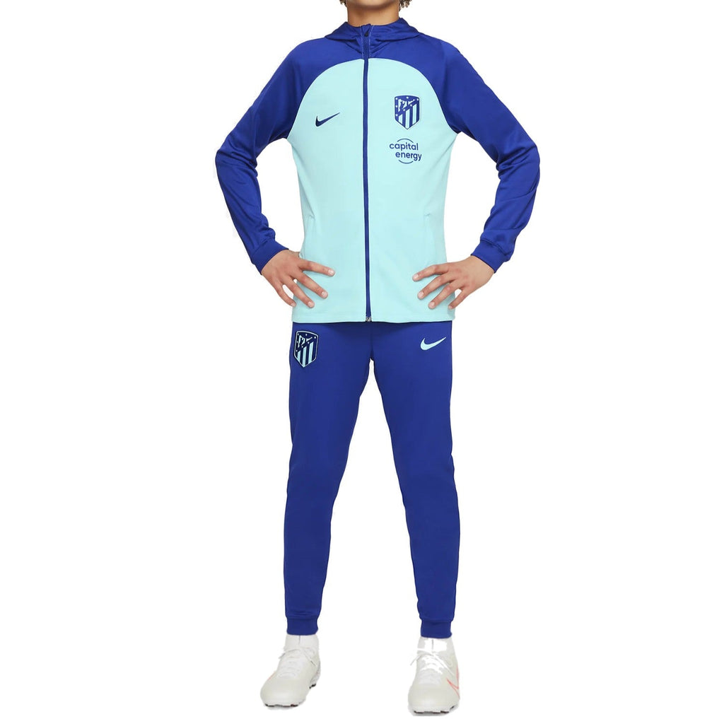 Kids - Atletico Madrid hooded presentation Soccer tracksuit