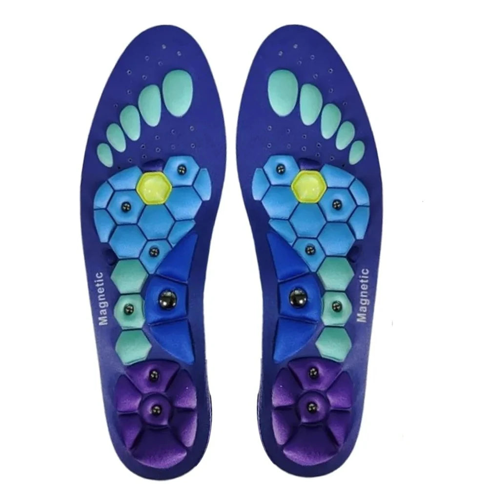 Medical Magnetic Therapy Sports Insoles Massage Foot Weight Loss - GilloServ