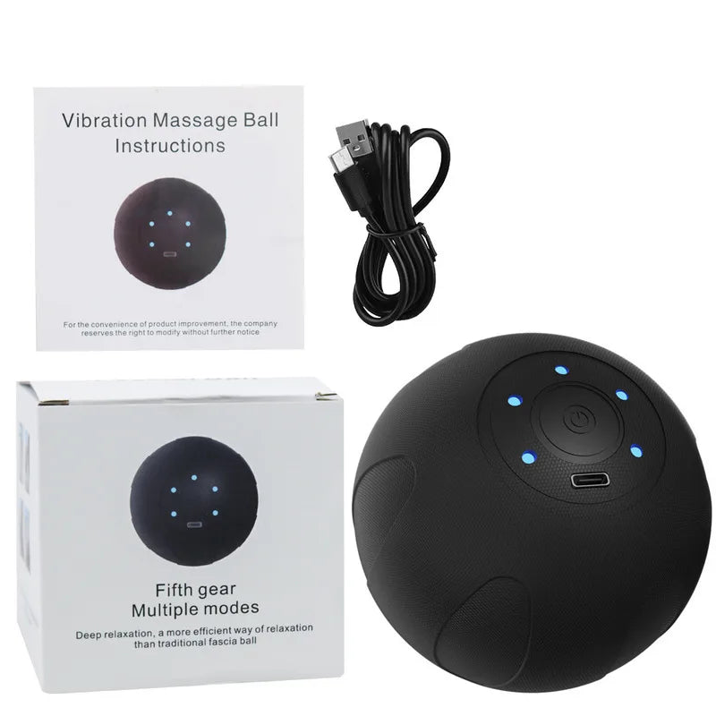 Electric Massage Ball Health Care Sport Fascia Ball Muscle Relaxation Body Massager - GilloServ