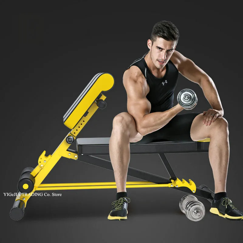 Adjustable Multi-Workout Abdominal Bench, All-in-One AB Roman Chair - GilloServ