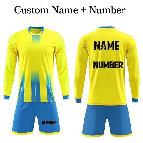 Shorts Full Sleeve Soccer Jersey Suit - GilloServ