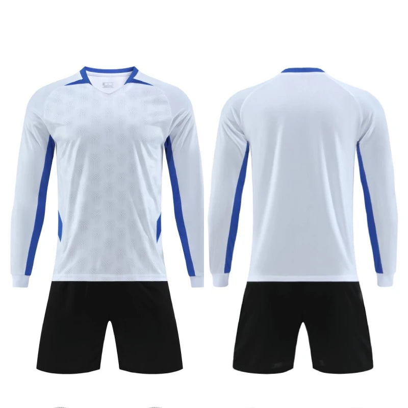 Long Sleeve Football Jersey Set Uniform Suit for Children - GilloServ