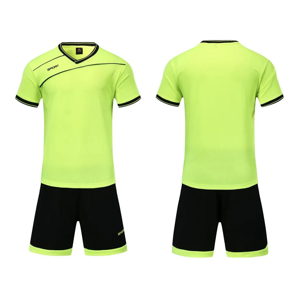 Adult Kids Football Jersey Men Soccer Uniform Kit Sports - GilloServ